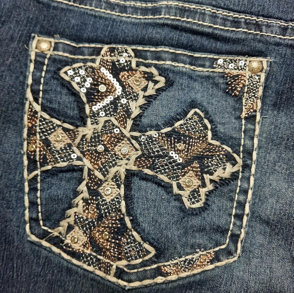 Love Indigo Boot 14T cross pocket